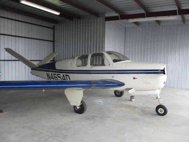 1956 BEECH G-35 BONANZA AIRFRAME, SUPER NICE IN AND OUT, TAIL DAMAGE, FOR REPAI