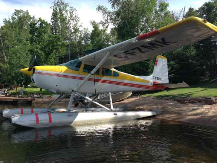 1967 CESSNA 180H on EDO 2870 floats (wheels included ) Fresh Annual