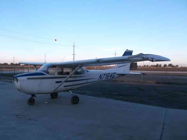 1969 CESSNA 172K, OFF RUNWAY LANDING DAMAGED LEFT WING, VERY REPAIRABLE AIRFRAME