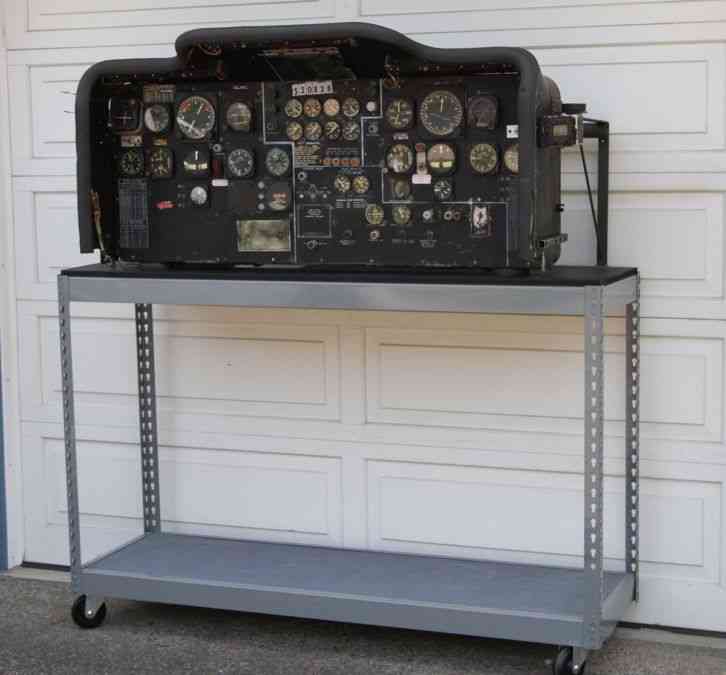 Kc-97 Instrument Panel With Instruments