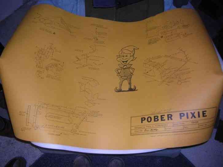 Pober Pixie Plans Serial Number 58. Never Used. Like New. Experimental Aircraft
