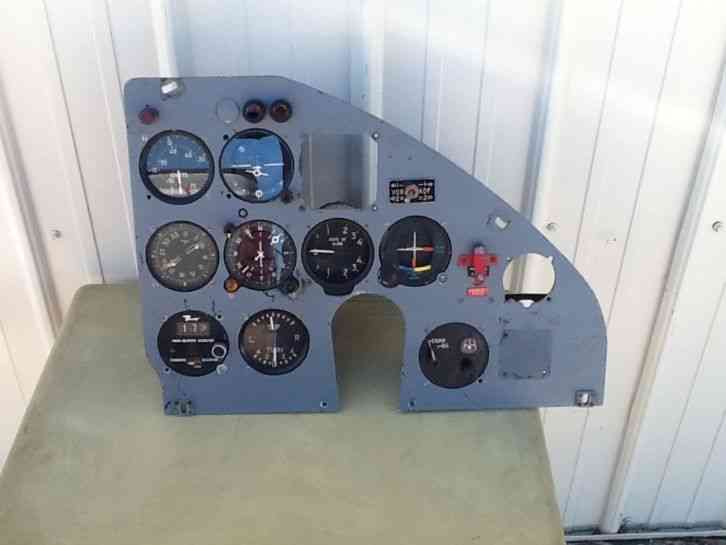 Vickers Viscount copilot instrument panel