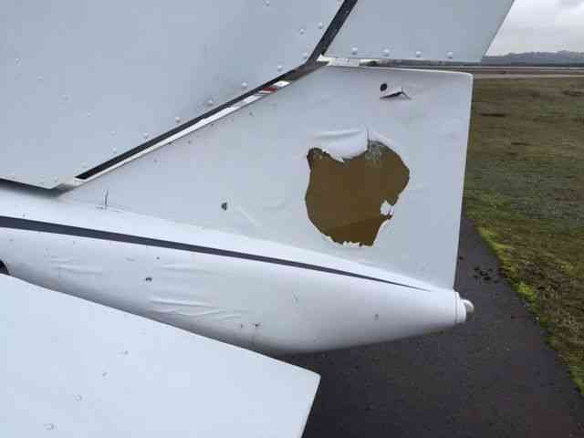  damage airplane