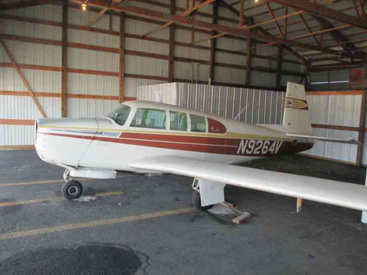 1969 MOONEY M20F, ONLY 2361 TTSNEW, LITE NON-MOVING DAMAGE TO THE AIRFRAME,CHEAP