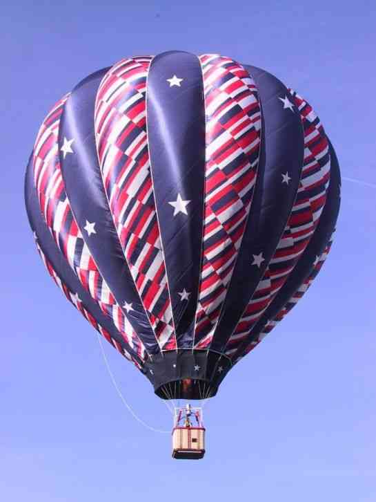 2007 Firefly hot air Balloon Galaxy 8B Red White and Blue current Annual