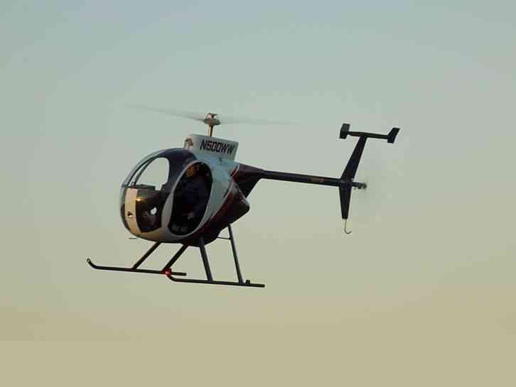  flying helicopter