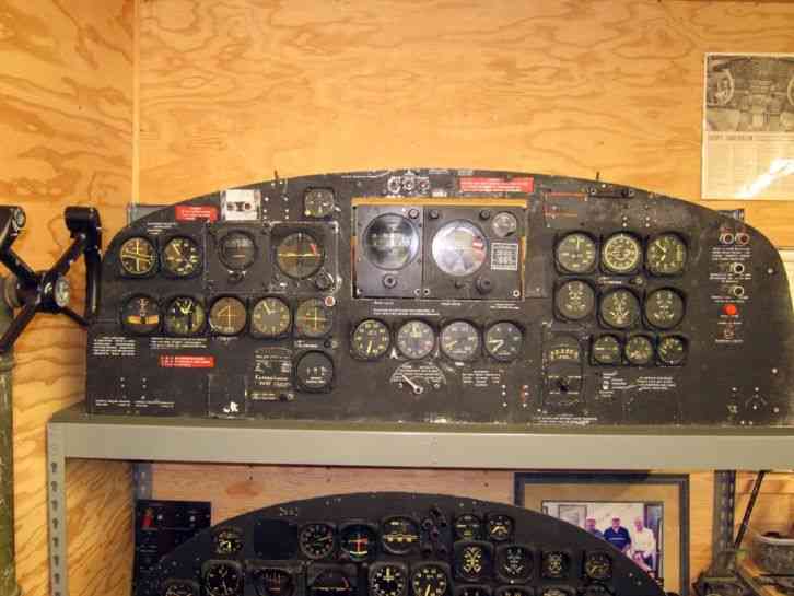 C-47 / DC-3 Instrument panel original as removed!