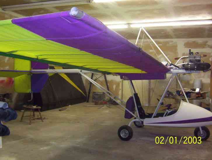 Hurricane single seat ultralight with new Rotax 582 engine, 64hp