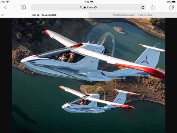 Icon A5 Light Sport Aircraft position #266