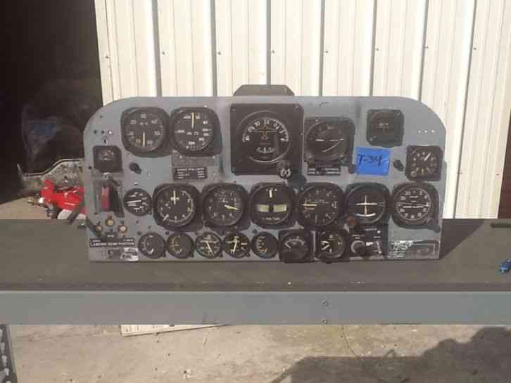 T-34 Mentor Instrument Panel with Instruments