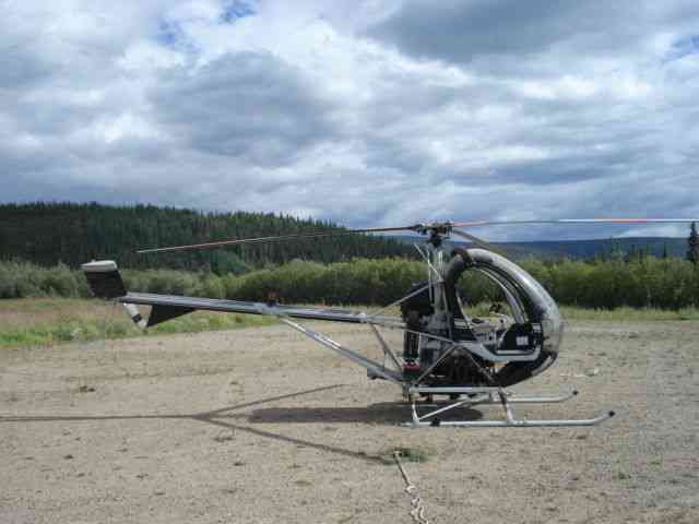 TH-55/269A Helicopter with Trailer