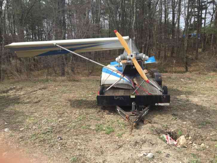 Ultralight Aircraft with Transport Trailer