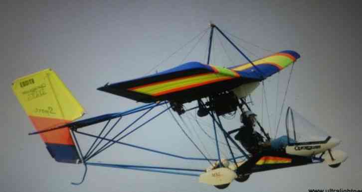 Ultralight aircraft Quicksilv Rotax with flaps, RUNS GOOD