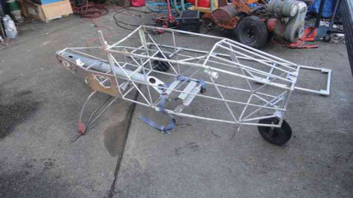 Vintage Invader Ultralight Aircraft Body with Tail Wing section