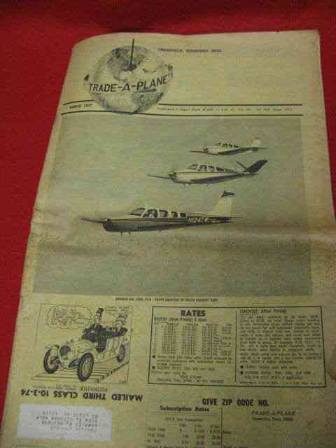 Vintage Trade-A-Plane Publication for Aircraft - Airplane - Helicopter 1974