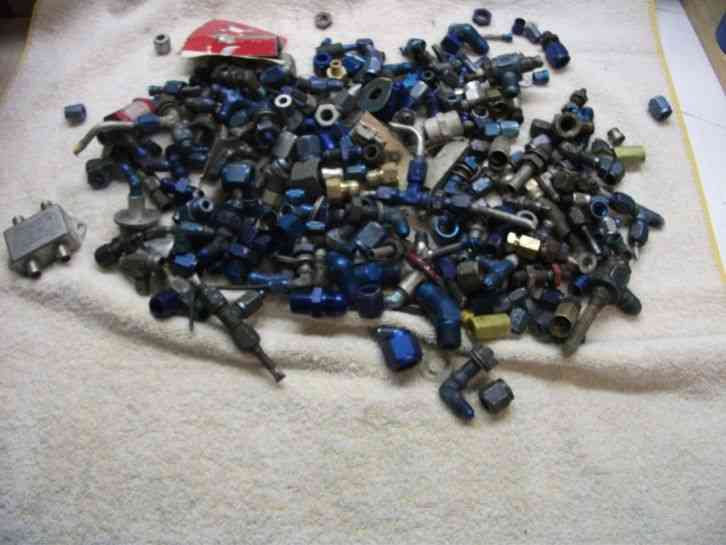 pile of AN fittings