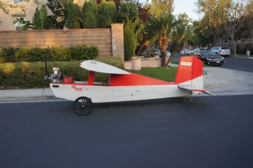 SKY PUP Ultralight with Rotax 277 engine, recovery parachute and trailer.